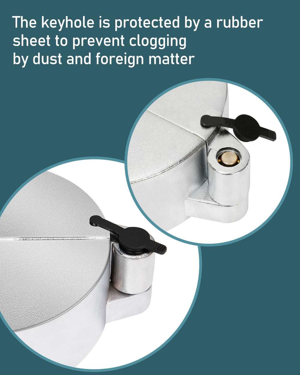 Seekdesi semi truck locking fuel cap cover side view for easy installation.