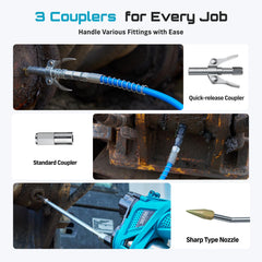 Charger and batteries ensure fast recharging between jobs