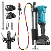 Seesii electric grease gun with quick-release coupler for clean, leak-free lubrication.
