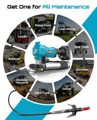 Seesii grease gun ergonomic design reduces fatigue during long jobs.