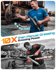 Seesii grease gun quick-release coupler enables clean, secure fittings.