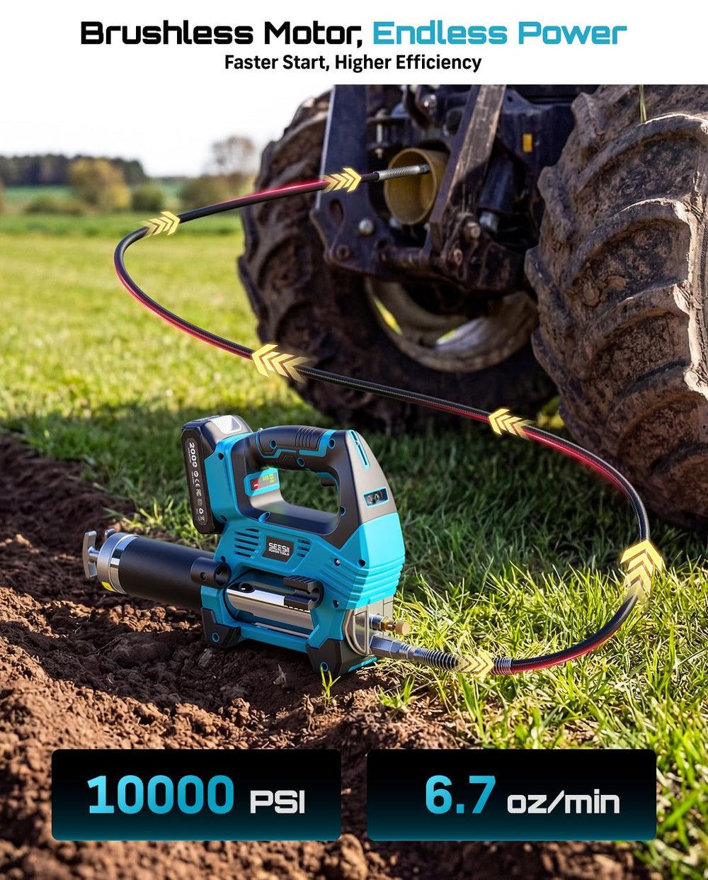 Seesii LED light and stable base improve accuracy in dim work areas.