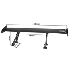 Seeutek GT Wing Spoiler aerodynamic-effect reduces drag and improves grip