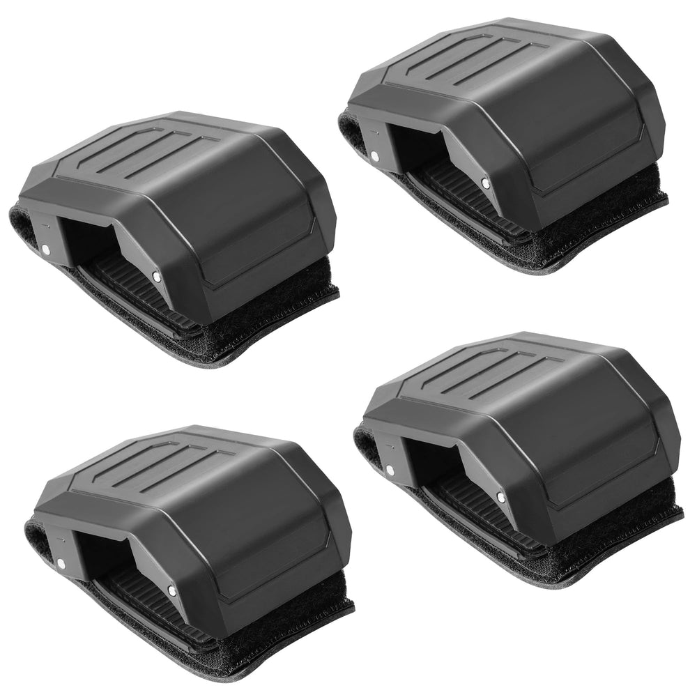 Seeutek UTV windshield clamps kit front view demonstrates quick secure mounting