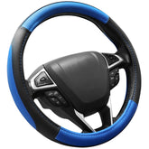 SEG Direct steering wheel cover with microfiber texture enhances interior feel.