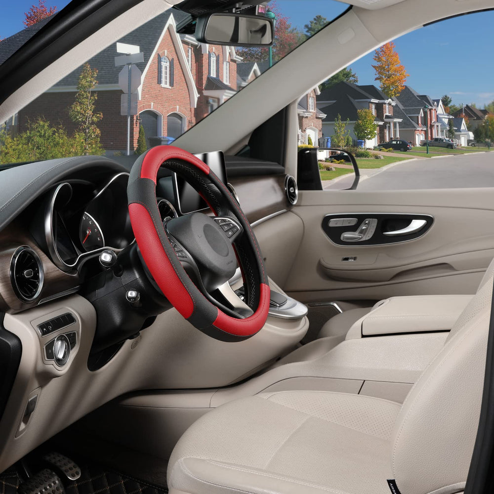 SEG Direct steering wheel cover interior view with stylish texture