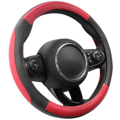 SEG Direct steering wheel cover microfiber closeup highlights durability
