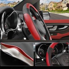SEG Direct non-slip steering wheel cover enhances grip and shields against wear.