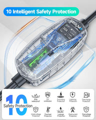 SEGUMA LED indicators show charging status at a glance