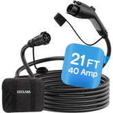 SEGUMA 21ft EV extension cable for flexible charging with J1772 connectors.