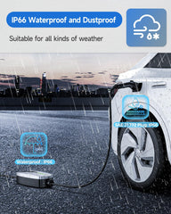 SEGUMA Level 2 EV Charger portable bag included for charging on the go.