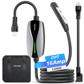 SEGUMA Tesla charger with NACS and a 25ft cable for home charging.