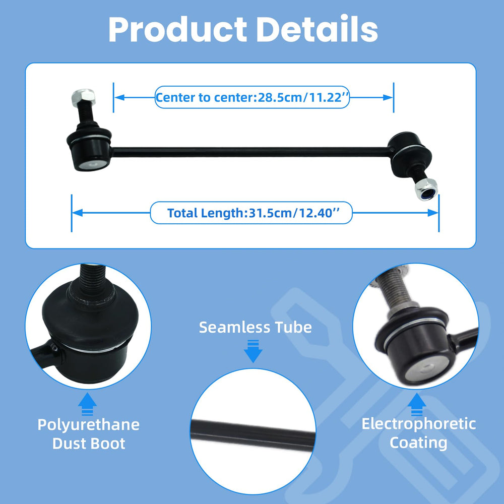 SegurVelo Chevy Trax end link, precise fit for smoother suspension.