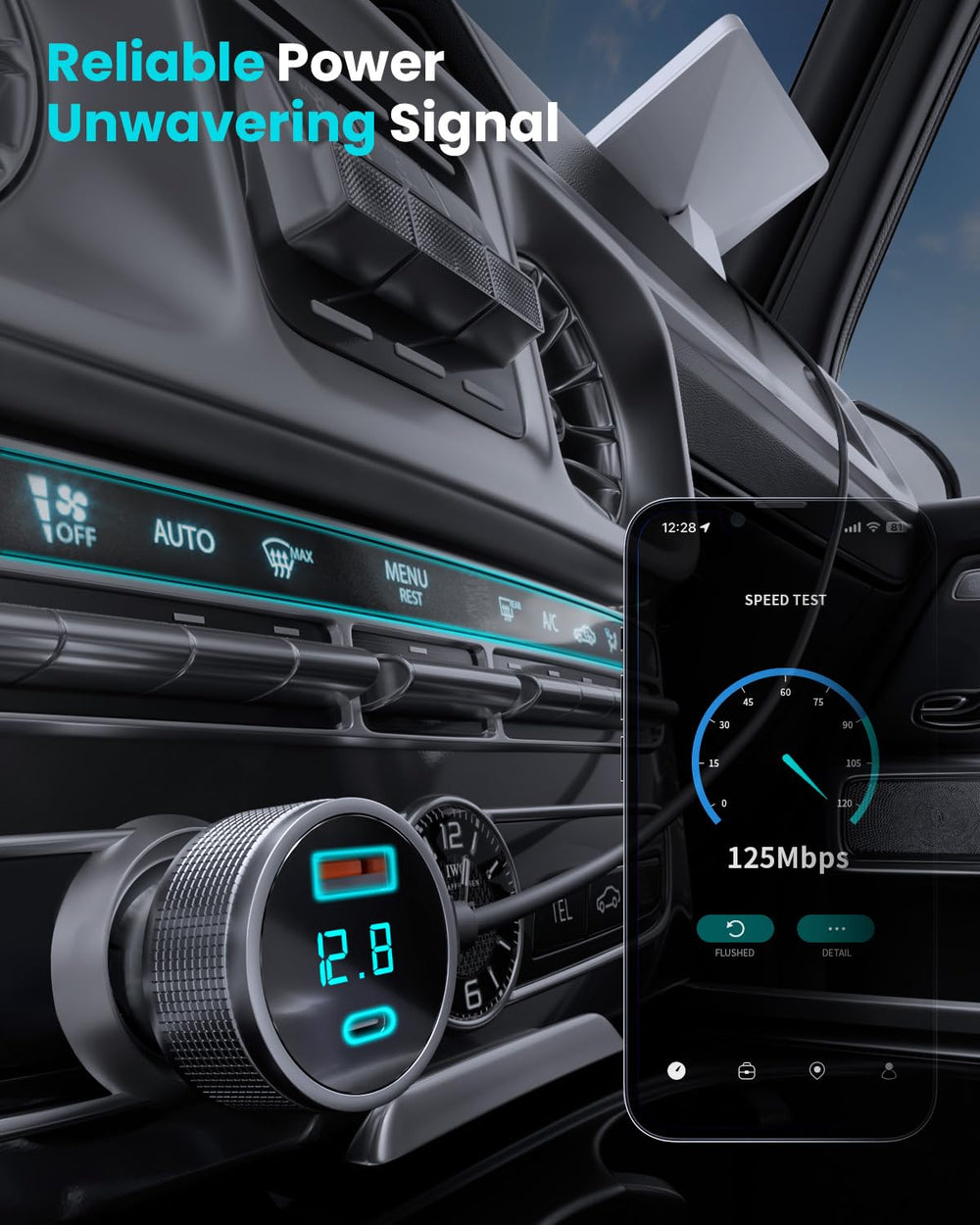 SegurVelo Starlink Mini outdoor-ready compatibility with cars, trucks, and power stations.