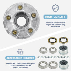 SEHNSUCHT 3500 lb axle capability supports sturdy trailer performance.