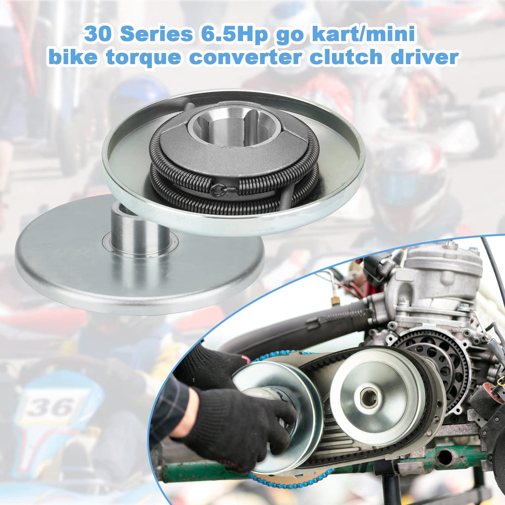 SEHNSUCHT driver pulley installed on crankshaft delivers reliable performance during off-road riding