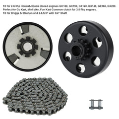 SEHNSUCHT Go Kart Clutch engine compatibility note helps choose the right model