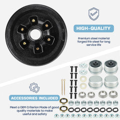 SEHNSUCHT grease seals and dust covers protect bearings from debris.
