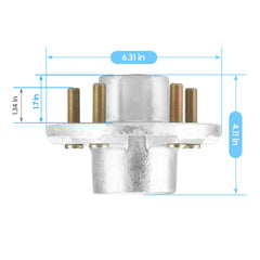SEHNSUCHT idler hub packaging contents ensures quick, tool-free installation.