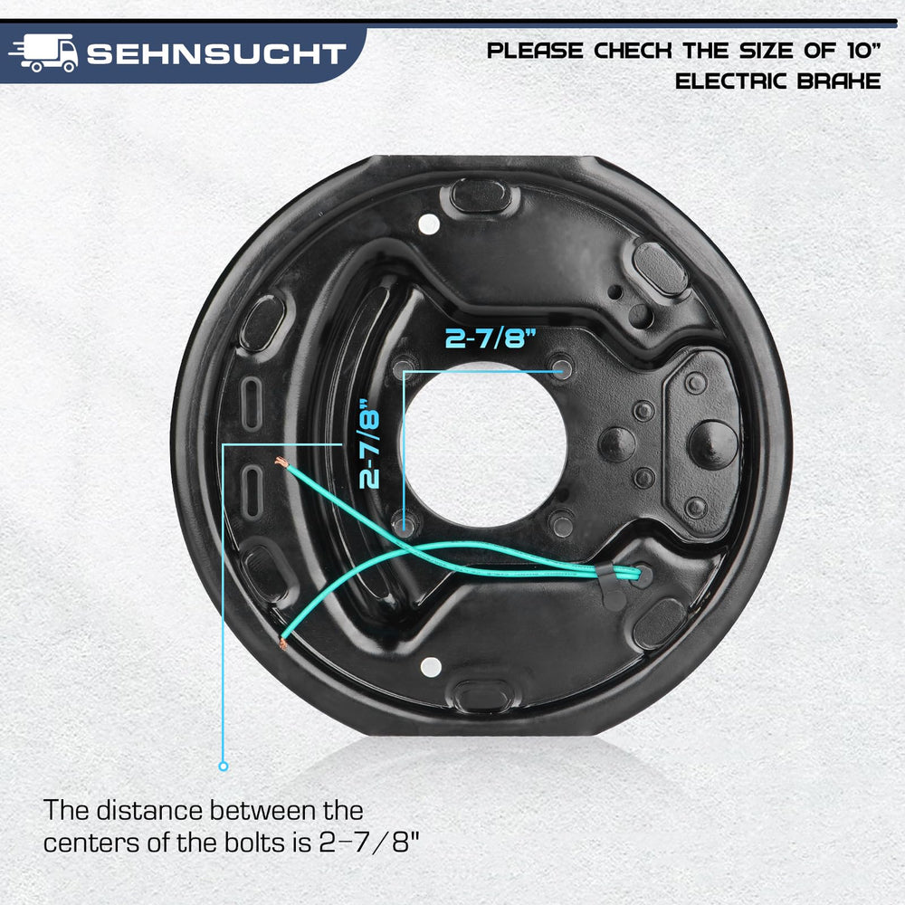 SEHNSUCHT self-adjusting electric brakes components arranged for smooth stops.