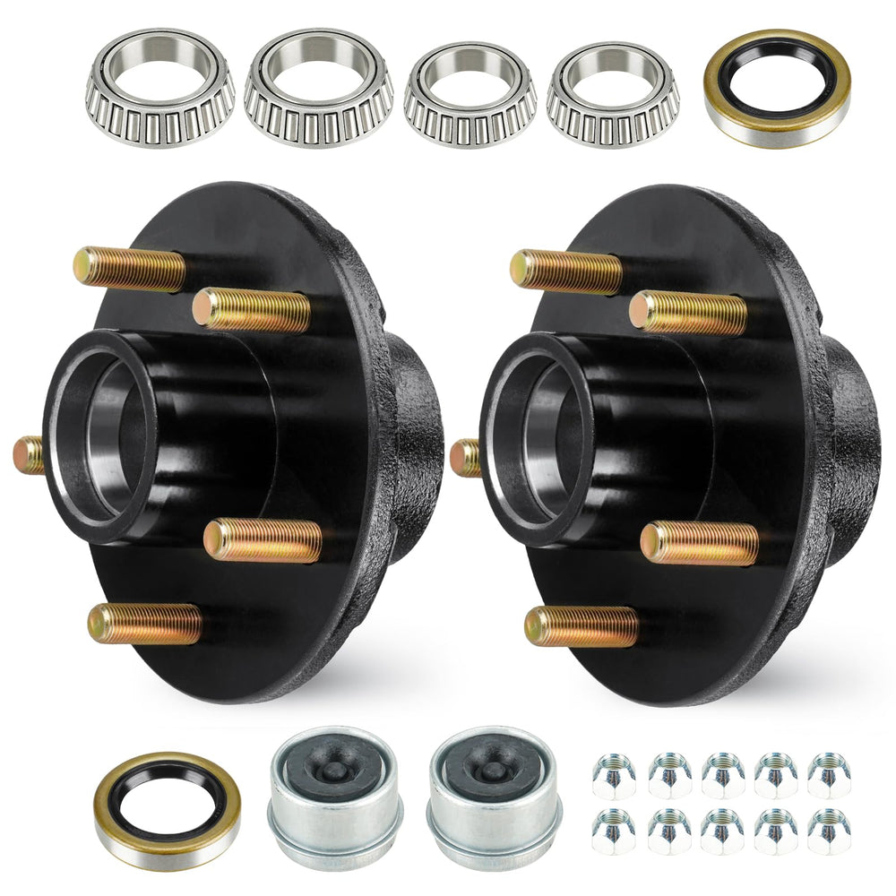 SEHNSUCHT trailer idler hub kit for 5 lug wheels with 4.5 inch bolts, durable.