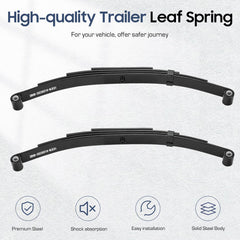 SEHNSUCHT leaf spring eye-to-eye 25-1/4 inches fits standard trailer setups