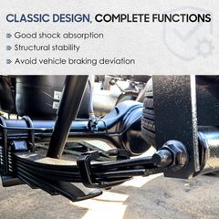 SEHNSUCHT leaf spring width 1-3/4 inches for common frame compatibility