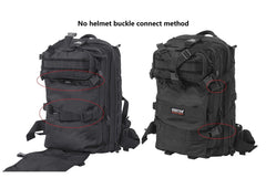 Seibertron MOLLE system backpack for modular gear attachment.