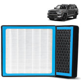 SEINECA CF10285 cabin air filter package demonstrates easy replacement for fresher air.