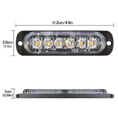 SEISSO surface-mount amber strobe for versatile mounting options
