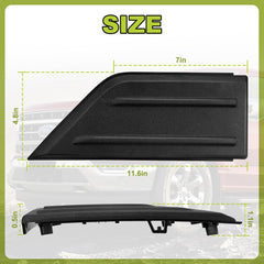 Sejaede bumper guard, durable ABS, matte black, weather-resistant protection