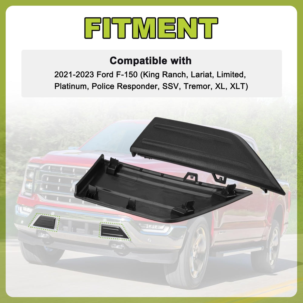 Sejaede F-150 right bumper guard in matte black for edge protection