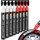 SELEAD tire marker white red 8-pack on tires for bold legibility and style