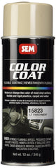SEM Color Coat Lt Parchment bottle applying fade-resistant coating to vinyl surfaces