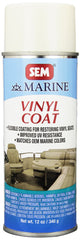 SEM Vinyl Coat Ranger White 12oz bottle pour for seamless vinyl restoration.