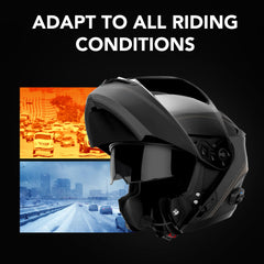 Sena Outrush R 4-way intercom supports group rides with clear audio.