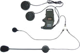 Sena SMH-A0302 helmet clamp kit on motorcycle helmet for easy transfer between helmets