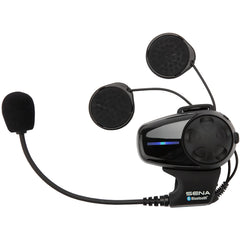 Sena SMH10-10 music sharing during intercom keeps riders in sync.