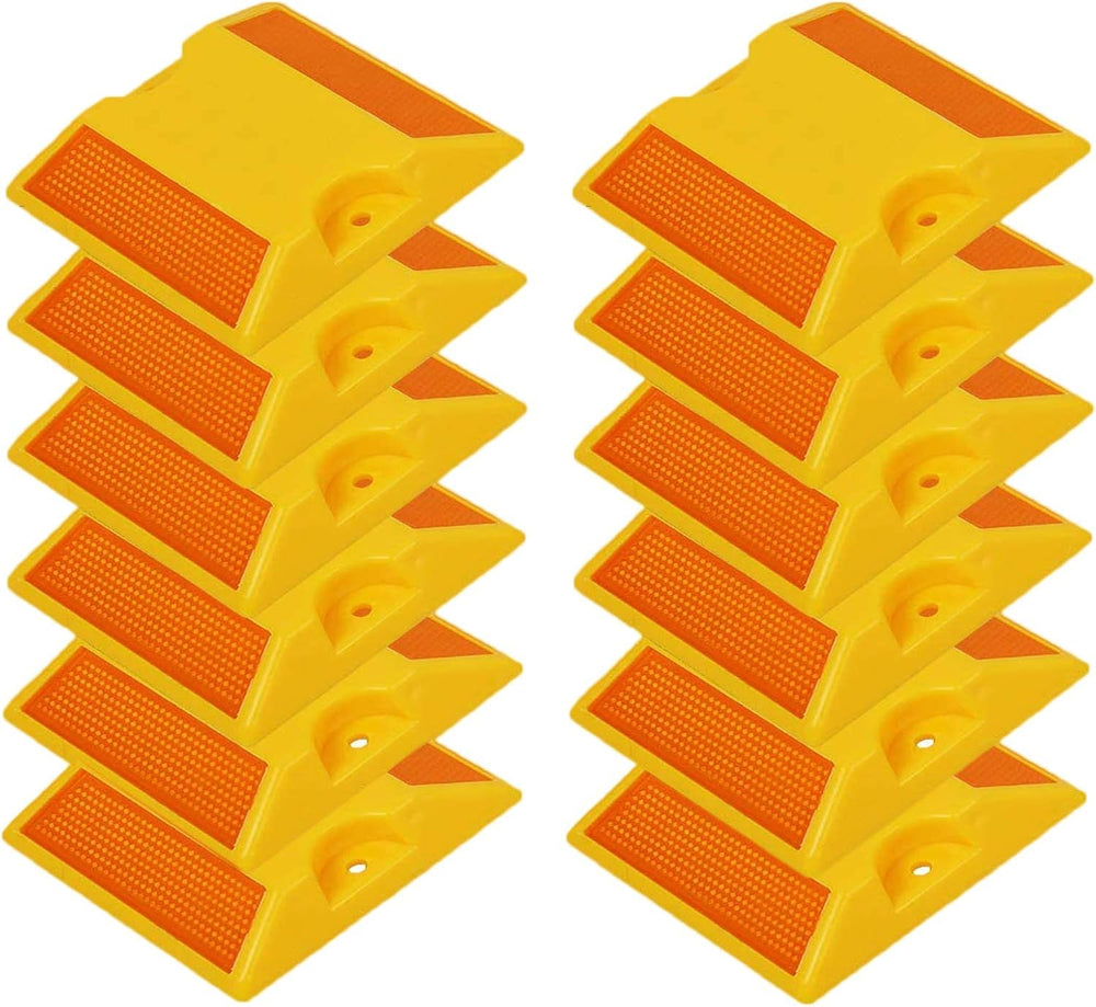 SENENQU driveway reflectors 4x4 pack boosts nighttime visibility for driveways