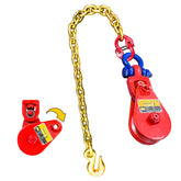 SENKEYFE snatch block with side panel for quick looping