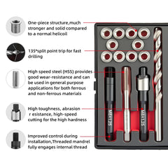 SENNMONN counterbore creates seating lip for inserts