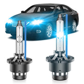 SENROBO 8000K D4S bulbs in packaging for Lexus headlight upgrade.