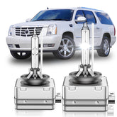 SENROBO D1S headlight bulbs for Escalade ESV EXT, 2-pack, plug-and-play upgrade.