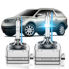 SENROBO D1S headlight bulbs two-pack for Buick Enclave, plug-and-play replacement