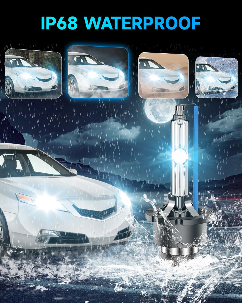 Senrobo quick-start startup reaches full brightness in about one second.