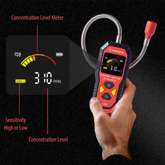 SENSYX rechargeable battery with USB-C charging enables cordless detection on site
