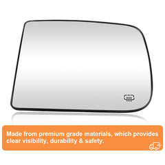 Senzeal rear holder assembly for left tow mirror supports secure mounting.