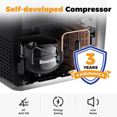 Removable handles on the AJ30 simplify installation and transport.