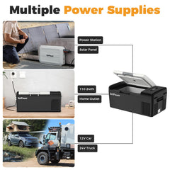 Setpower quiet operation at 42dB for uninterrupted rest during travel