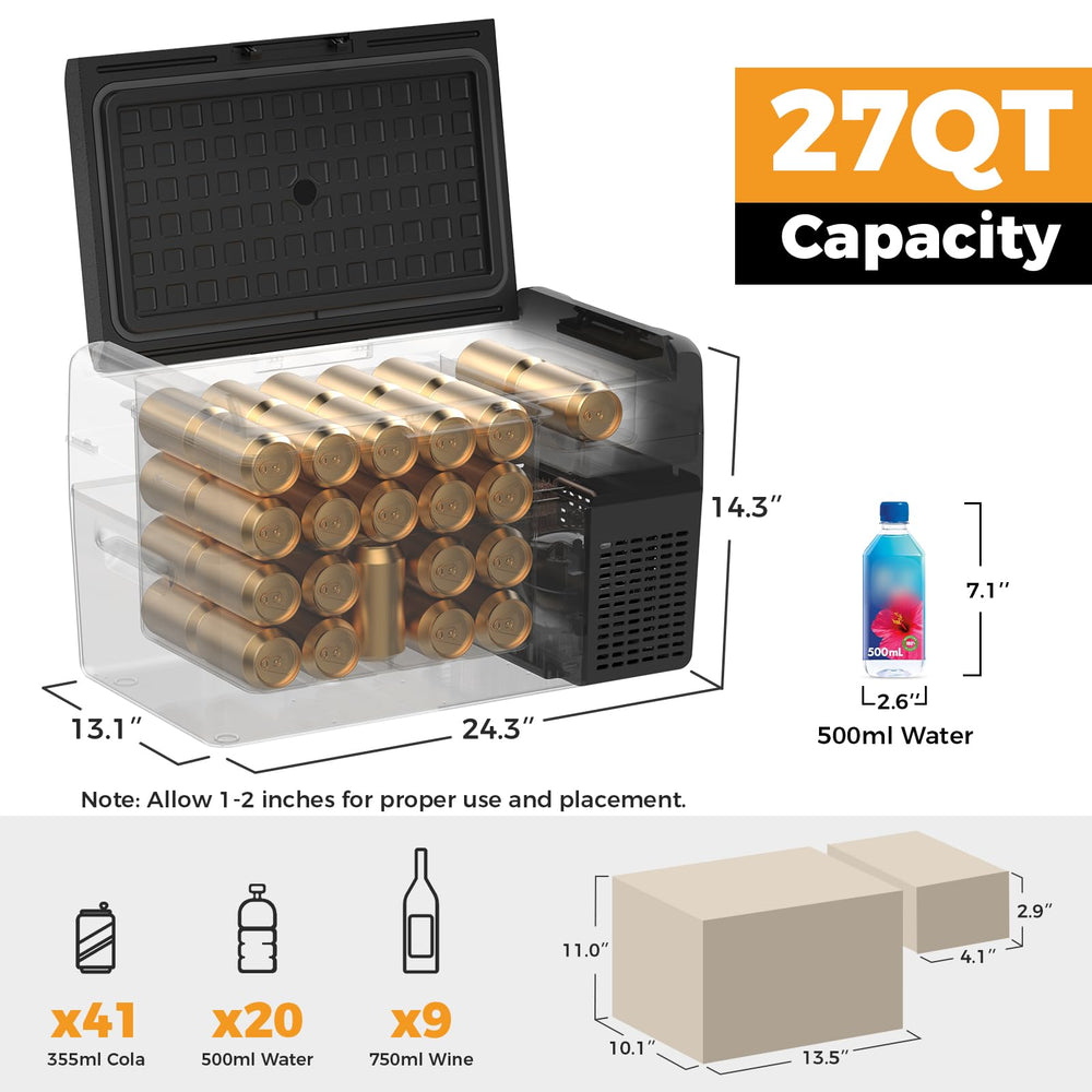 Setpower RF25 compact dimensions and lightweight design for cars